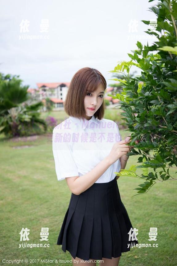 MiStar魅妍社 - Manuela玛鲁娜连衣裙写真，更新的时候是不是也有点害羞？
