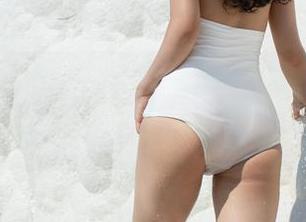 魅妍社 - 高清作品，瑞莎Trista修女一身白，难道说这个秋冬流行清新吗！